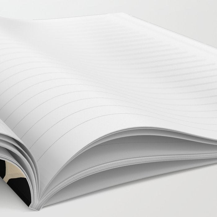 Geometric Shapes Black and White 4 Notebook Gallery Image 2