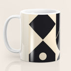 Geometric Shapes Black and White 4 Coffee Mug Gallery Image 3