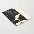 Geometric Shapes Black and White 4 Notebook Gallery Image 2