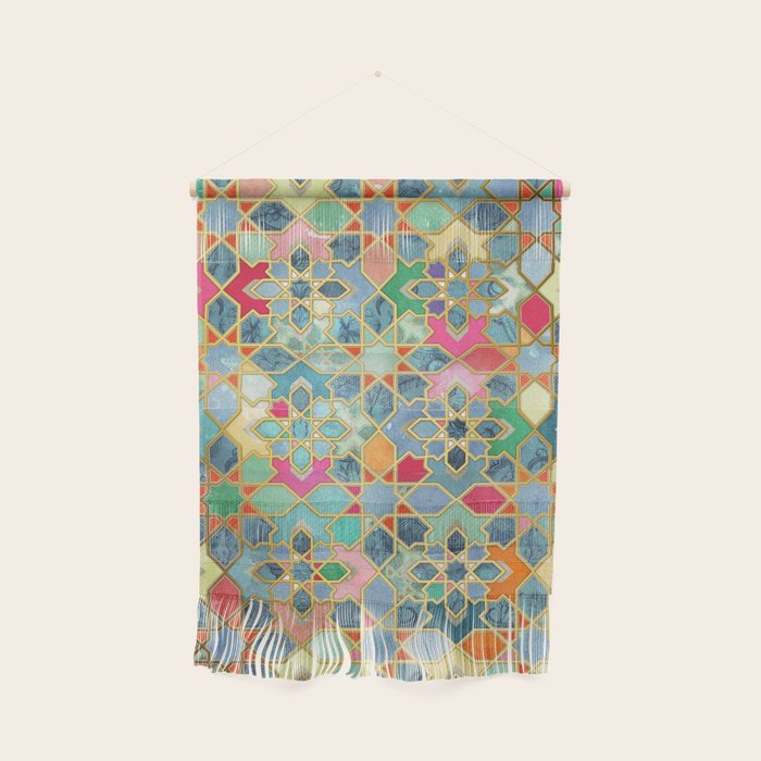 Gilt & Glory - Colorful Moroccan Mosaic Wall Hanging Gallery Image 1