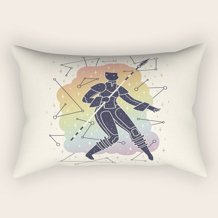 Rainbow Warrior Rectangular Pillow Gallery Image 1