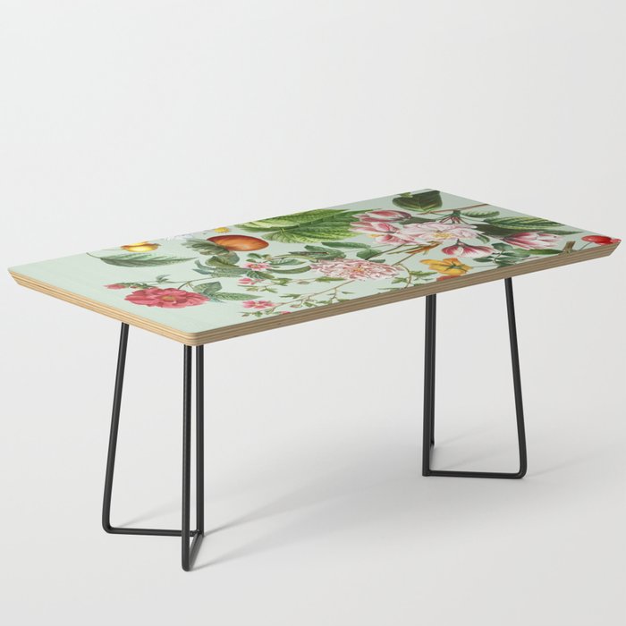 Persimmon Botanical Bloom Mint Green  Coffee Table Gallery Image 1