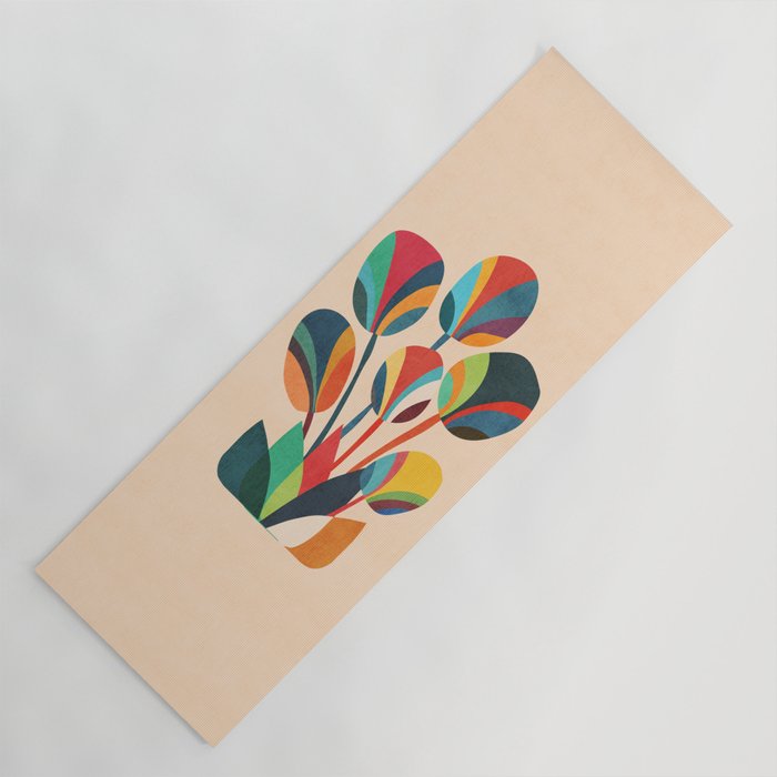 Ikebana - Geometric flower Yoga Mat Gallery Image 1