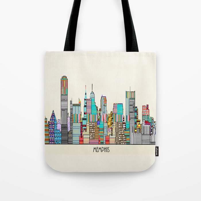 Memphis city Tote Bag Gallery Image 1
