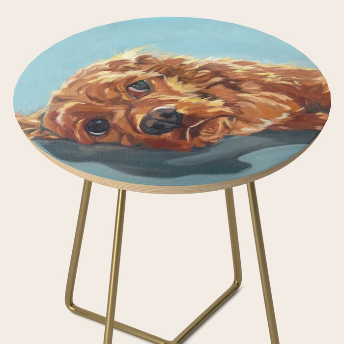Newton the Lounging Cocker Spaniel Side Table Gallery Image 2