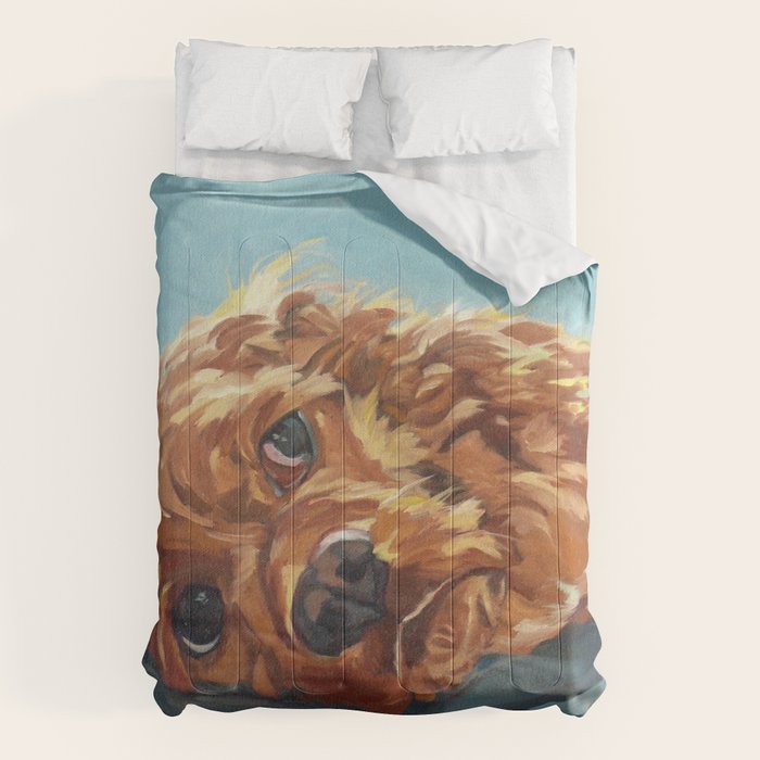 Newton the Lounging Cocker Spaniel Comforter Gallery Image 1