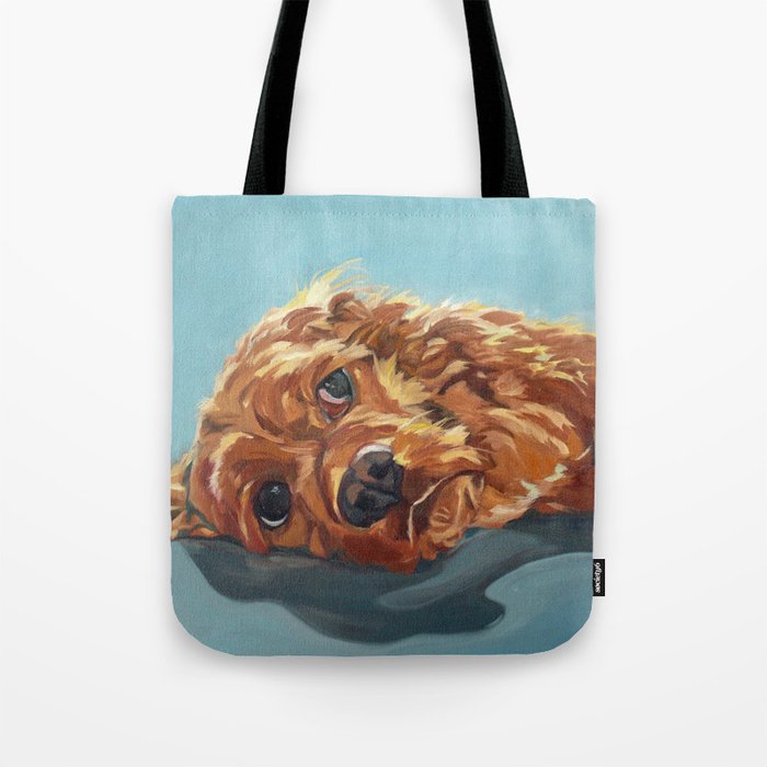 Newton the Lounging Cocker Spaniel Tote Bag Gallery Image 1