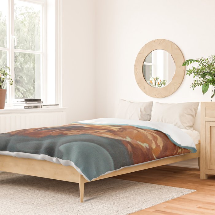 Newton the Lounging Cocker Spaniel Duvet Cover Gallery Image 2