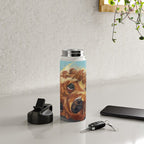 Newton the Lounging Cocker Spaniel Water Bottle Gallery Image 4
