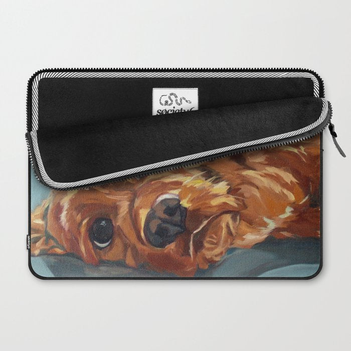 Newton the Lounging Cocker Spaniel Laptop Sleeve Gallery Image 2