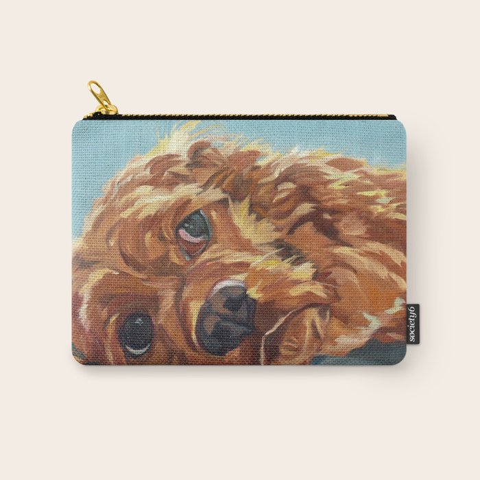 Newton the Lounging Cocker Spaniel Carry All Pouch Gallery Image 1