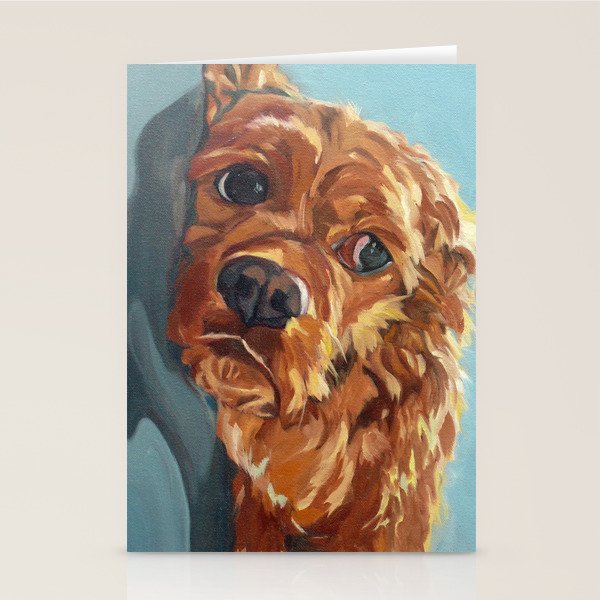 Newton the Lounging Cocker Spaniel Stationery Card Gallery Image 2