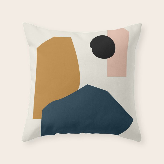 Shape study #1 - Lola Collection Throw Pillow Gallery Image 6