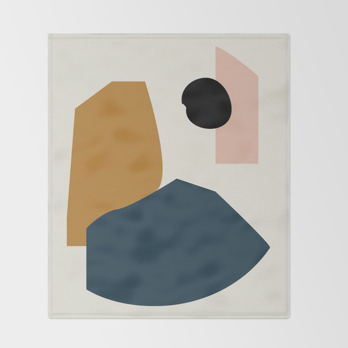 Shape study #1 - Lola Collection Throw Blanket Gallery Image 2