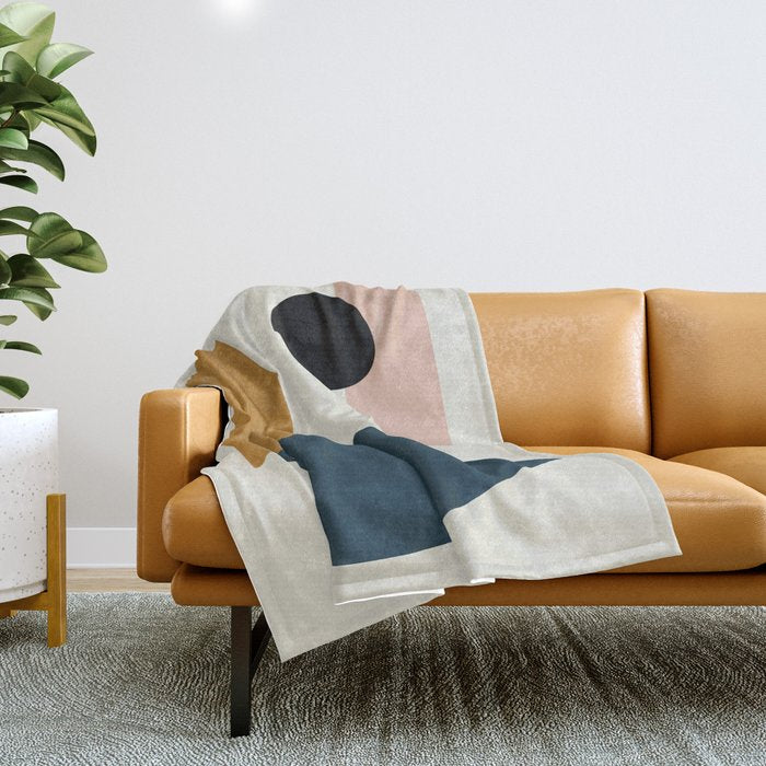 Shape study #1 - Lola Collection Throw Blanket Gallery Image 1