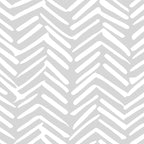 Abstract Herringbone, Striped Pattern, Gray and White Coffee Mug Gallery Image 2