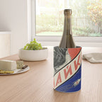 Laika, first space dog â Soviet vintage space poster [Sovietwave] Wine Chiller Gallery Image 4