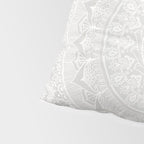 Mandala Soft Gray Pillow Sham Gallery Image 4