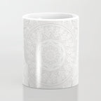 Mandala Soft Gray Coffee Mug Gallery Image 4