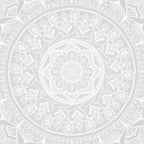 Mandala Soft Gray Coffee Mug Gallery Image 2
