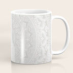 Mandala Soft Gray Coffee Mug Gallery Image 1