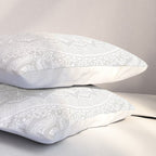 Mandala Soft Gray Pillow Sham Gallery Image 3