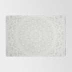Mandala Soft Gray Rug Gallery Image 2