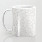 Mandala Soft Gray Coffee Mug Gallery Image 3