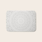 Mandala Soft Gray Bath Mat Gallery Image 1