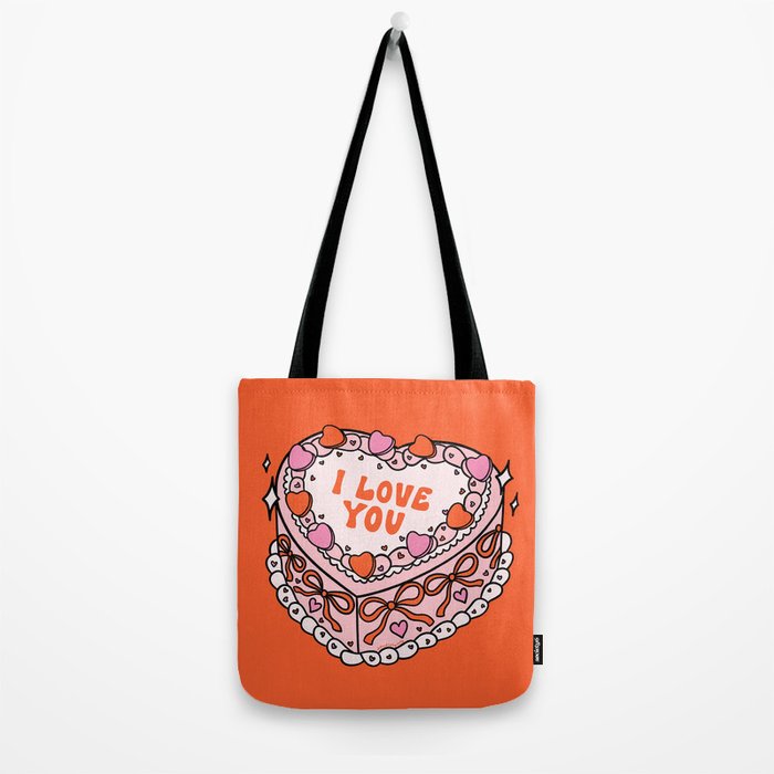 Valentine Cake Tote Bag Gallery Image 2