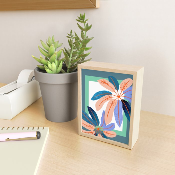 tropical plants Mini Art Print Gallery Image 2