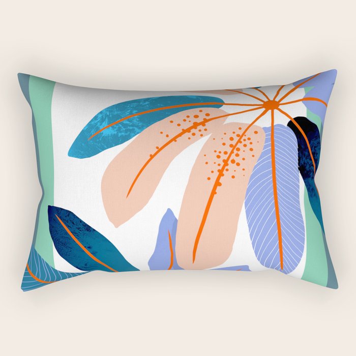 tropical plants Rectangular Pillow Gallery Image 2