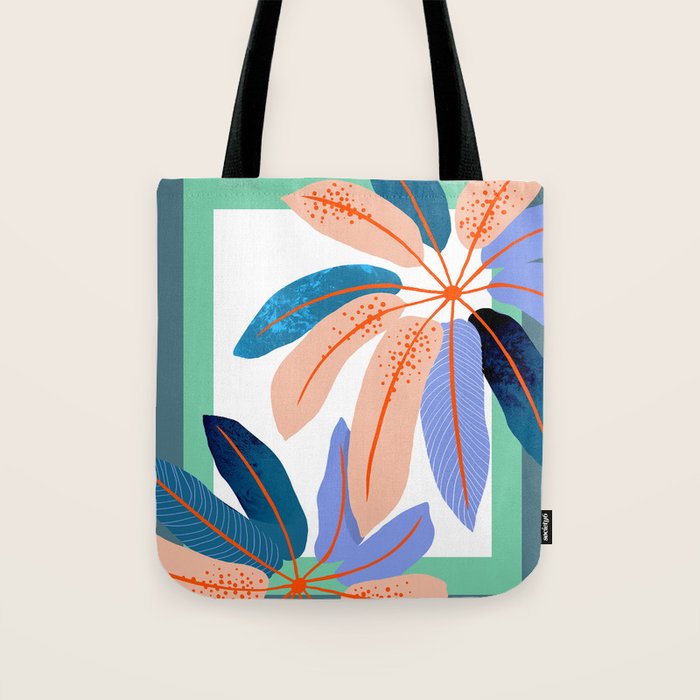 tropical plants Tote Bag Gallery Image 1