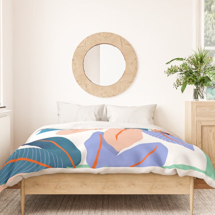 tropical plants Duvet Cover Gallery Image 3