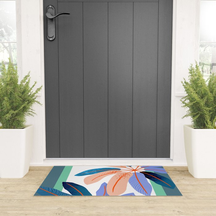 tropical plants Welcome Mat Gallery Image 3