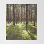 FOREST - Landscape and Nature Photography Throw Blanket Gallery Image 2
