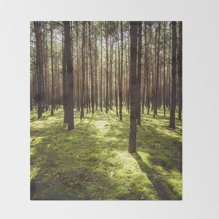 FOREST - Landscape and Nature Photography Throw Blanket Gallery Image 2