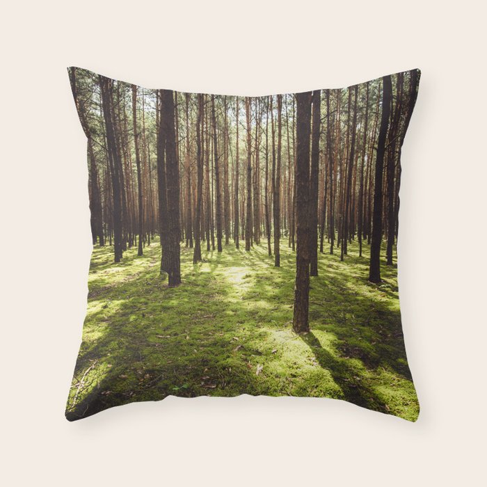 FOREST - Landscape and Nature Photography Throw Pillow Gallery Image 6