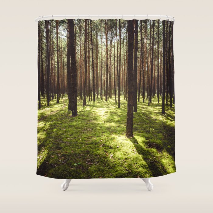 FOREST - Landscape and Nature Photography Shower Curtain Gallery Image 1
