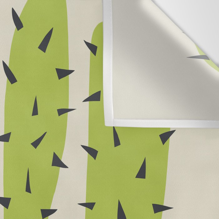 Matisse Inspired Light Green Shape Wall Tapestry Gallery Image 3