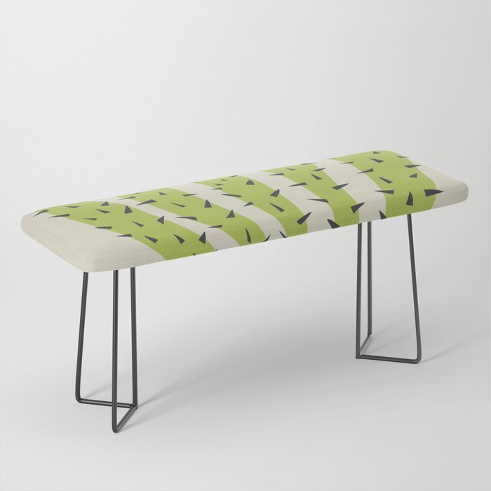 Matisse Inspired Light Green Shape Bench Gallery Image 1