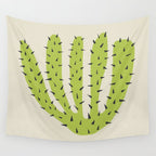Matisse Inspired Light Green Shape Wall Tapestry Gallery Image 4