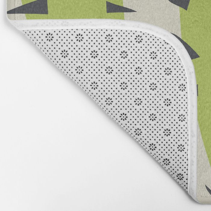 Matisse Inspired Light Green Shape Bath Mat Gallery Image 2
