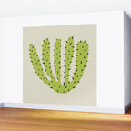 Matisse Inspired Light Green Shape Wall Mural Gallery Image 2