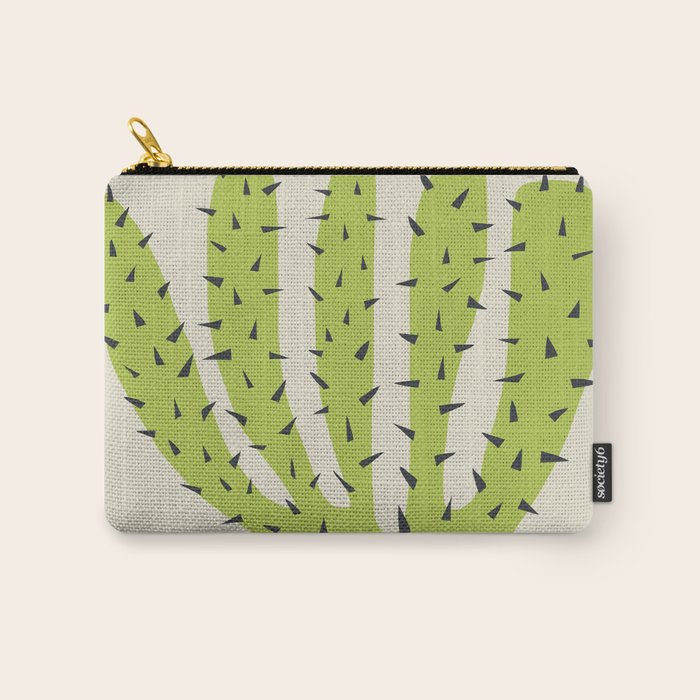 Matisse Inspired Light Green Shape Carry All Pouch Gallery Image 1