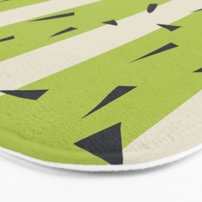 Matisse Inspired Light Green Shape Bath Mat Gallery Image 3