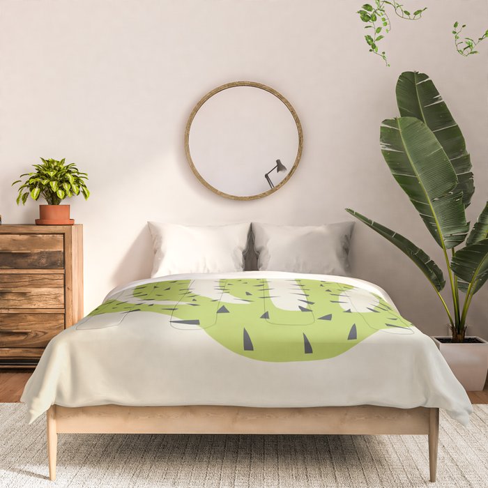 Matisse Inspired Light Green Shape Comforter Gallery Image 3