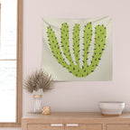 Matisse Inspired Light Green Shape Wall Tapestry Gallery Image 2