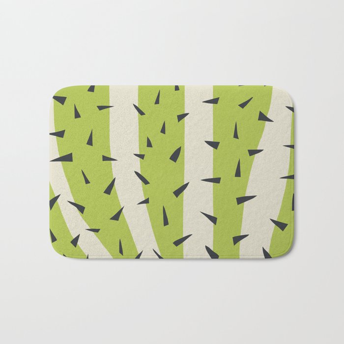 Matisse Inspired Light Green Shape Bath Mat Gallery Image 1