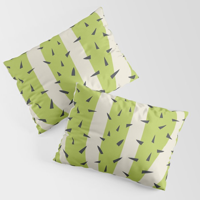 Matisse Inspired Light Green Shape Pillow Sham Gallery Image 3